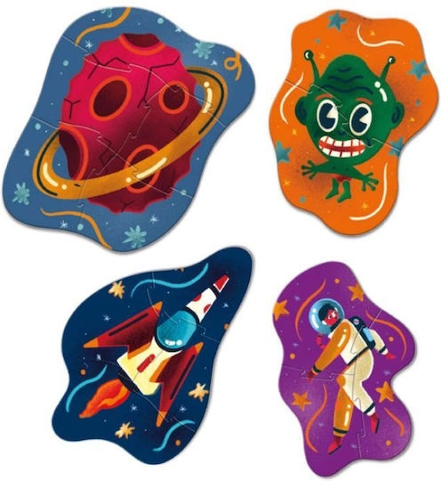 Kids Puzzle Space Travel for 2++ Years 14pcs Clementoni