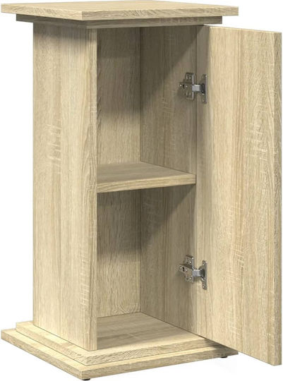 vidaXL Pflanzenständer Holz Braun 31cmx30cmx60cmcm.