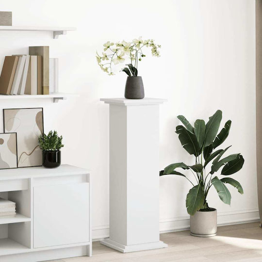 vidaXL Pflanzenständer Holz Weiß 31cmx30cmx90cmcm.