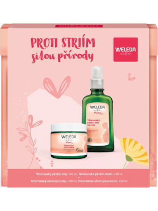 Weleda Mama Nature's Strength Against Stretch Marks Set Reducing Existing Stretch Marks Preventing New Ones Weleda Mama Nature's Strength Against Stretch Marks Set Reducing Existing Stretch Marks Preventing New Ones