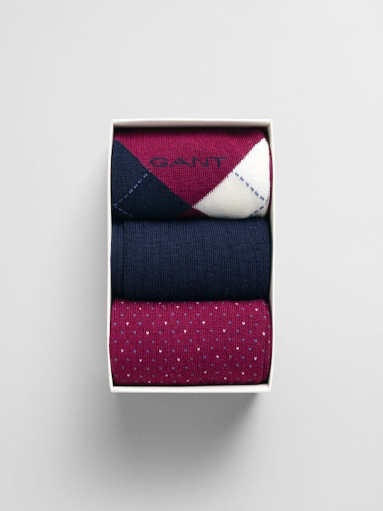 Gant Men's Socks Burgundy 3Pack