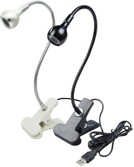 Mini Λάμπα Νυχιών UV / LED 5W με Κλιπ Μαύρο