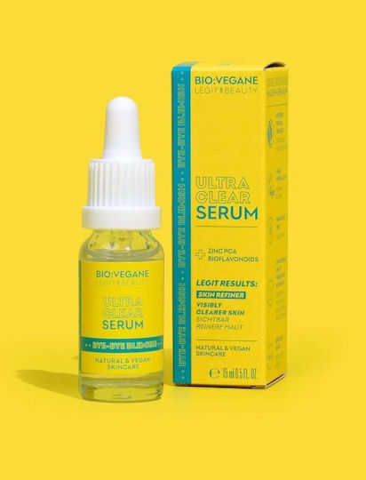 Bio:vegane Legit Beauty Ultra Clear Serum Zinc Serum 15ml