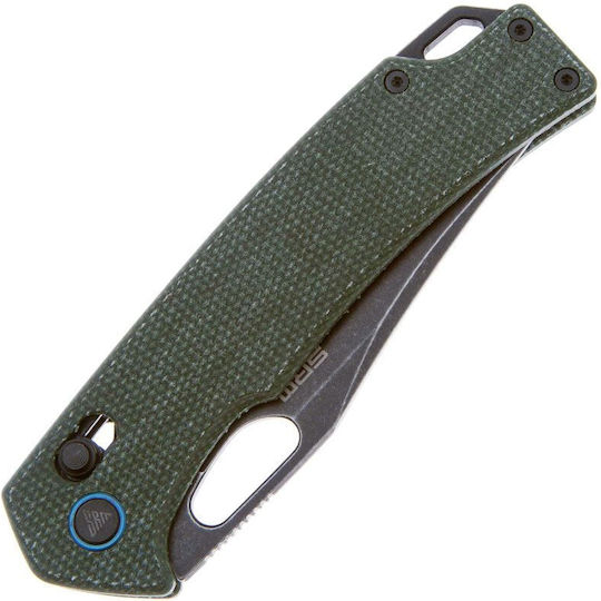 Cuțit pliabil Srm 9203-mg2 mâner Micarta oțel 10cr15mov