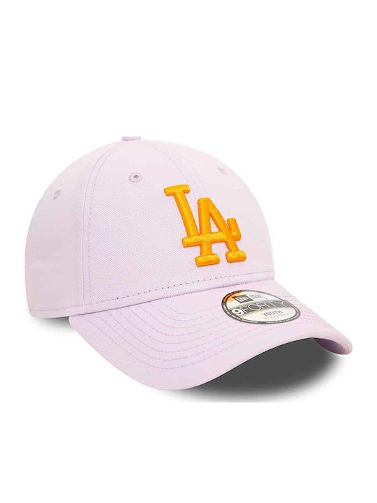 60565565-hero New Era Child Youth League Ess 9forty Los Angeles Dodgers Light Purple Color