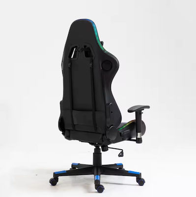 Oxford Home GC-3035R Gaming Chair with Adjustable Armrests and RGB Lighting Black