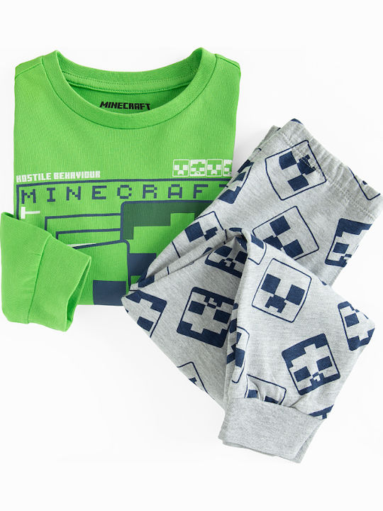 Cool Club Kids' Pajamas Green Minecraft