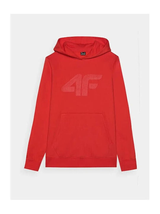 Sweatshirt mit Kapuze Rot
