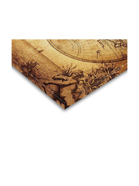 I-gallery World Τρίπτυχος Πίνακας σε Καμβά 130x130cm