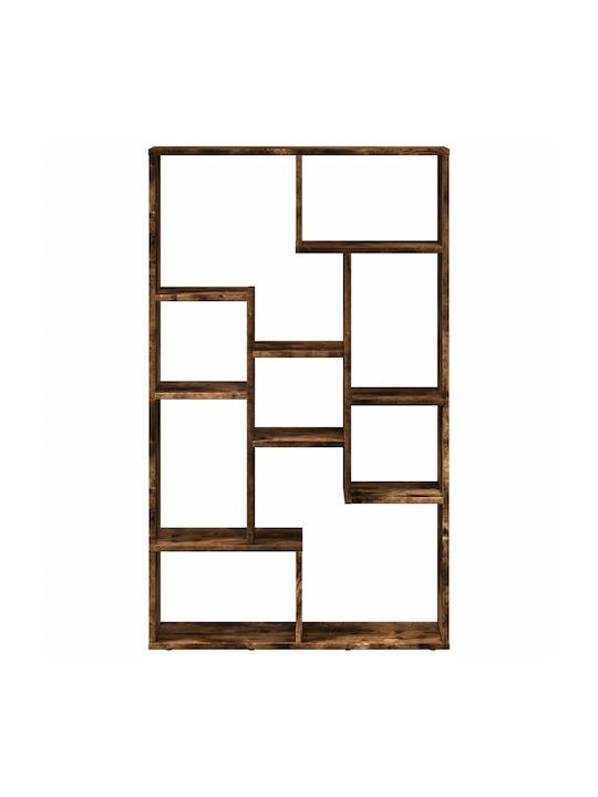 vidaXL Bookcase Smoked Oak 72x20x120 cm