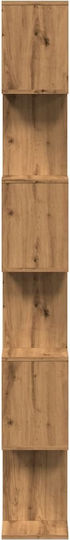 Βιβλιοθήκη Καφέ 70x24x193εκ.