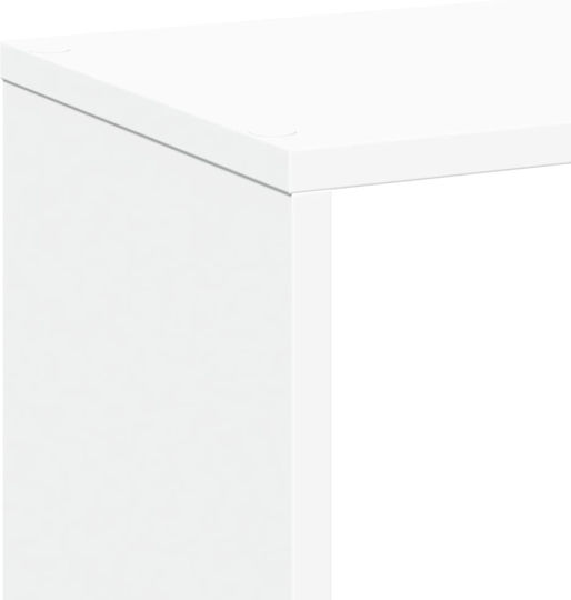 White Bookcase 67x25x161.5 cm