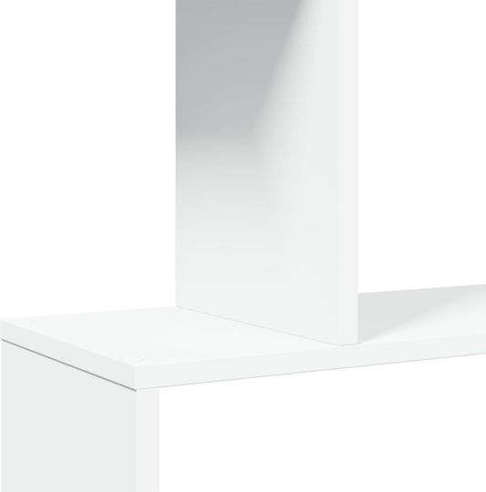 White Bookcase 70x24x129cm