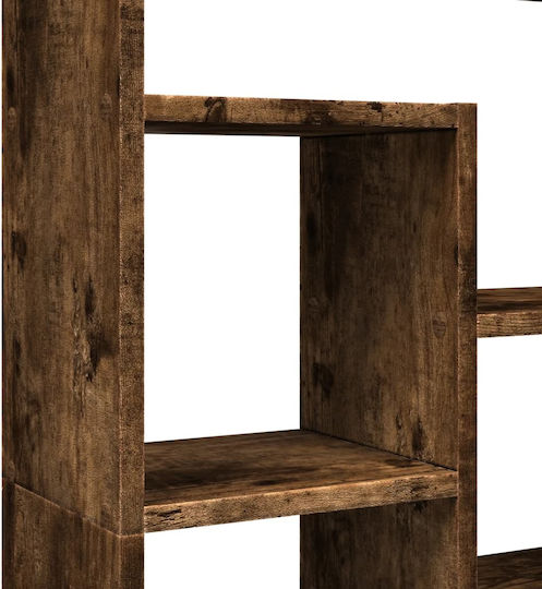 Bücherschrank Räuchereiche 72x20x120cm
