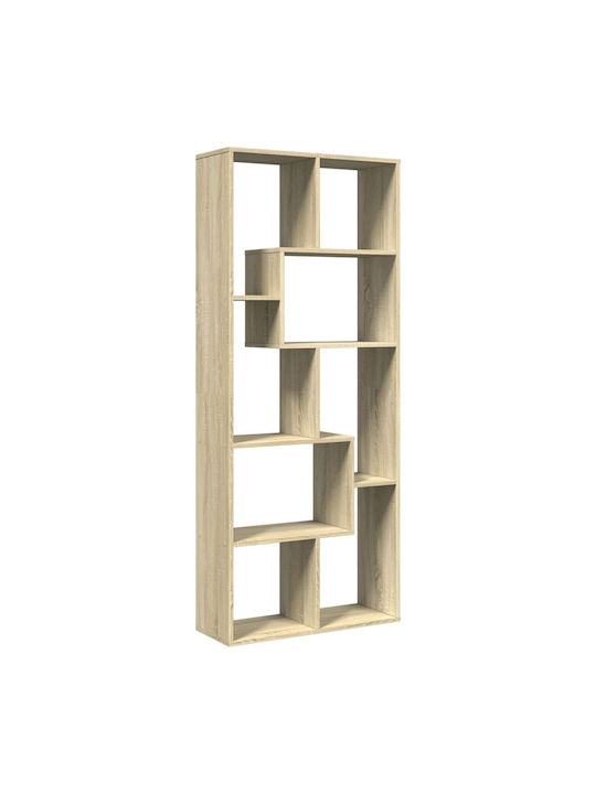 Bookcase Brown 67x25x161.5cm