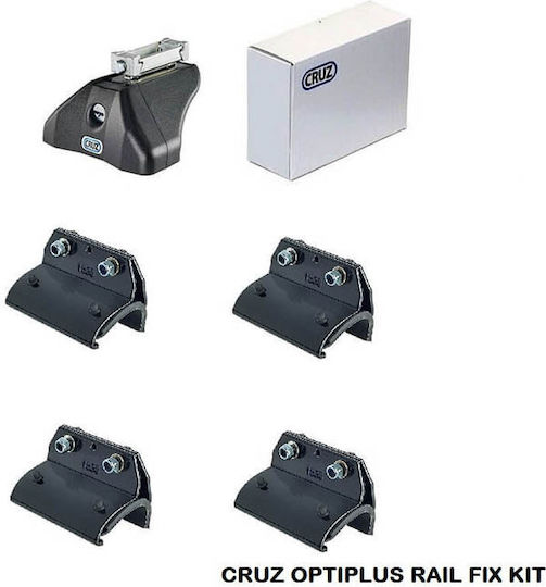 Auto Gs Legs for Roof Bars Optiplus Rail Fix Hyundai Kona 936-629 4pcs