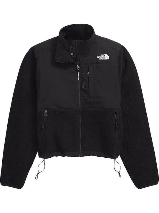 Retro Denali Κοντό Γυναικείο Μπουφάν για Χειμώνα Tnf Black