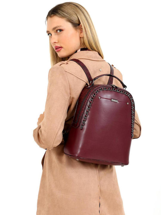 Doca Damen Tasche Rucksack Braun