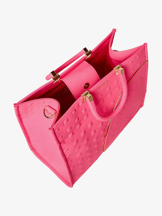 Sorbet Stunna Tortuga Leather Women's Bag Tote Handbag Pink