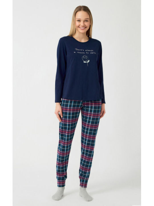 Minerva Winter Women's Pyjama Set Cotton