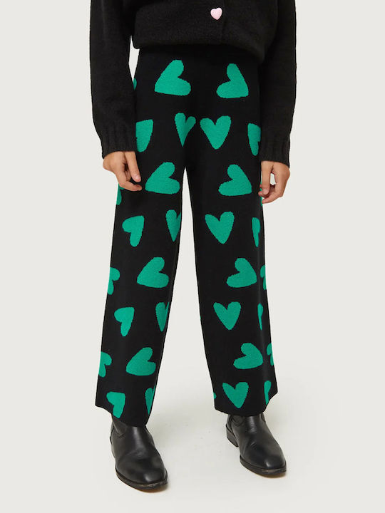Kids' Fabric Palazzo Pants Black