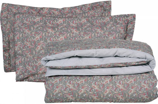Das Home Комплект Плик за Завивка Единичен с Калъфка 160x240 Casual 5423 Coral, Khaki