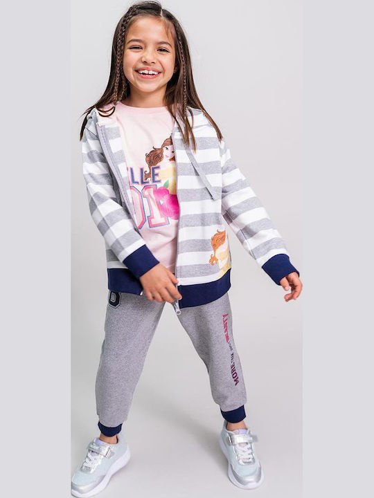 Kids Sweatpants Set Gray 3pcs