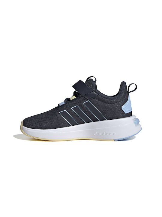 adidas Racer Tr23 El K Kinder Sneakers mit Klettverschluss Schwarz