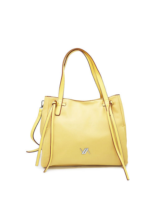 Verde Women's Bag Shopper Shoulder Yellow