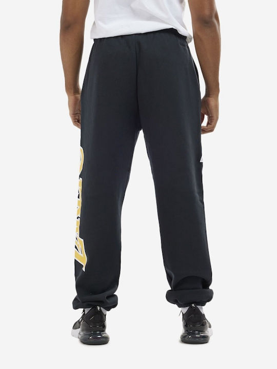 Mitchell & Ness Men's Fleece Sweatpants Black