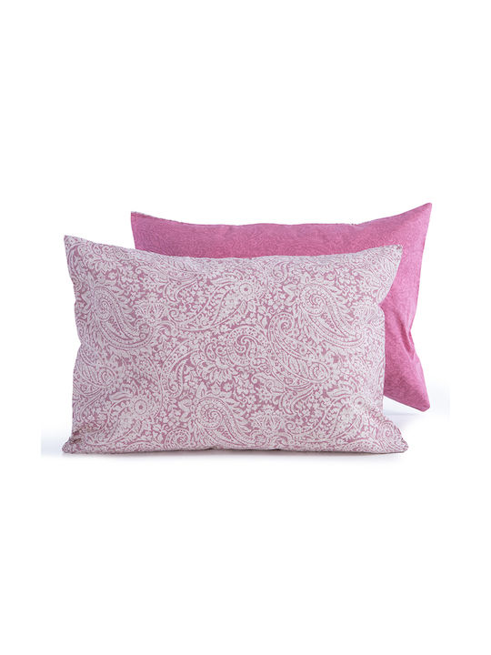 Nef-Nef Homeware Matador Pillowcase with Envelope Cover Cherry 52x72cm.