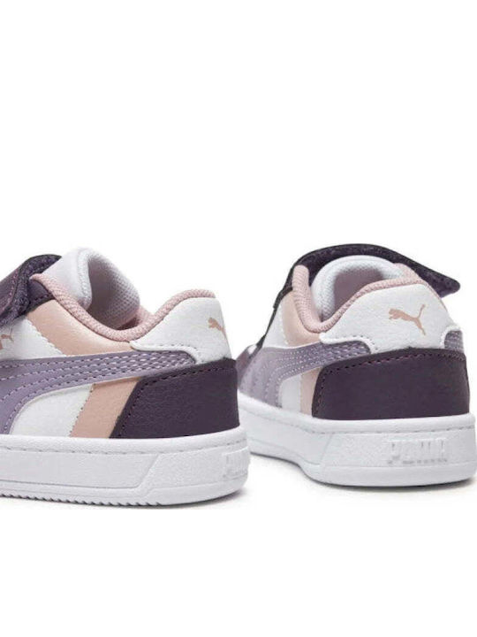 Caven 2.0 Block Παιδικά Sneakers με Σκρατς Λευκά