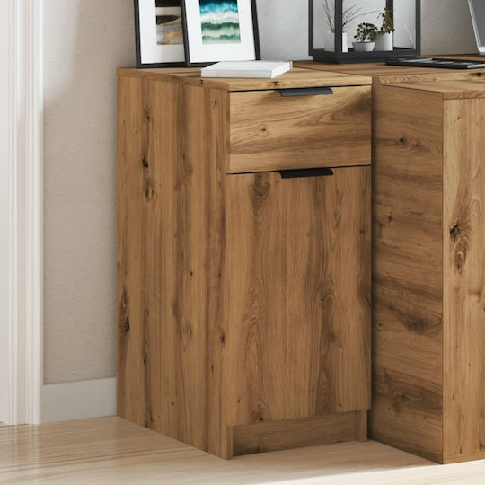 vidaXL Office Storage Cabinet Wooden Brown 33x50x75cm