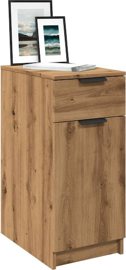 vidaXL Office Storage Cabinet Wooden Brown 33x50x75cm