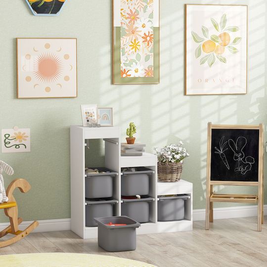Aiyaplay Spielzeug Aufbewahrungssystem aus Kunststoff Gray 96x38.5x90cm 1Stück