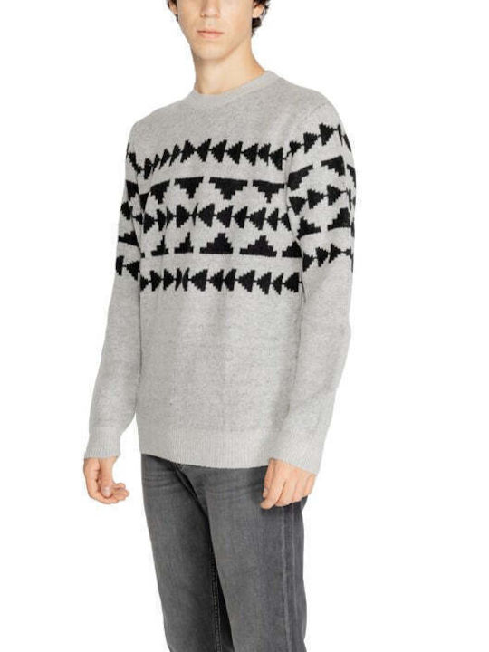 Antony Morato Men's Long Sleeve Sweater Gray