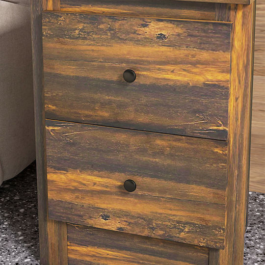 Комод Дървен Кафяв 40x30x56см