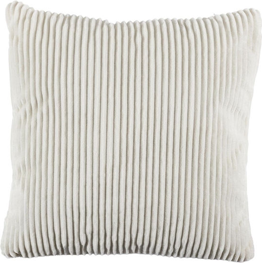 The Home Deco Factory Sofa-Kissen Weiß/Grau 40x40cm