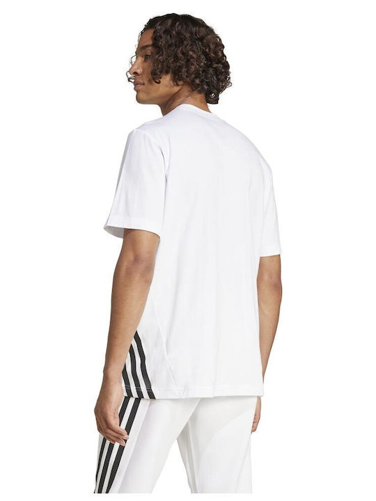 Adidas Future Icons 3-stripes Ανδρικό Αθλητικό T-shirt Κοντομάνικο Λευκό