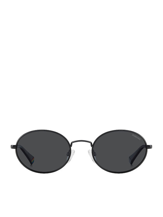 Polaroid Unisex Sunglasses With Black Metallic Frame And Grey Polarized Lens PLD6228/S/X 807/M9
