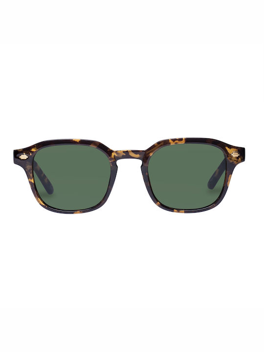 Aire Sunglasses with Brown Tartaruga Plastic Frame and Green Lens AIR2222507