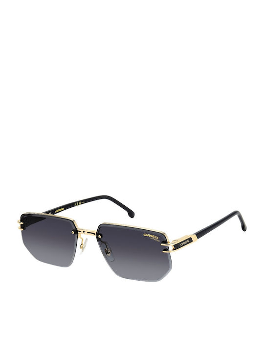 Carrera Unisex Sunglasses with Gold Metal Frame and Gray Gradient Lens 1070/S RHL/9O