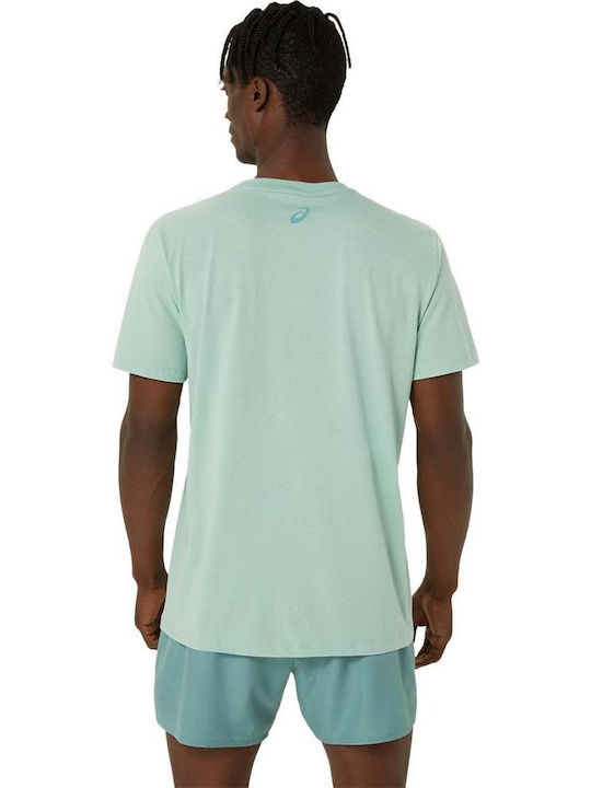 ASICS Men's Athletic T-shirt Short Sleeve Mint