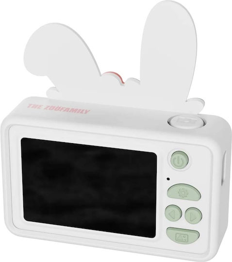 The Zoofamily Zoo Friends Κουνελάκι Παιδική Φωτογραφική Μηχανή 32MP Λευκή