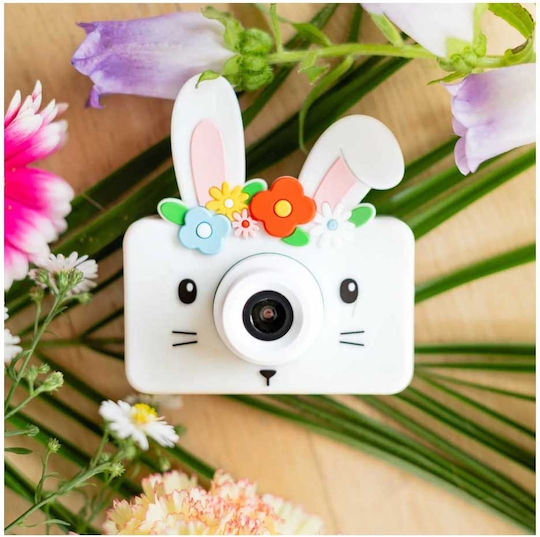 The Zoofamily Zoo Friends Κουνελάκι Παιδική Φωτογραφική Μηχανή 32MP Λευκή