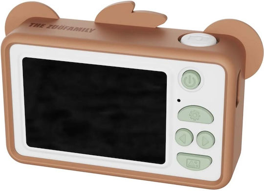 The Zoofamily Zoo Friends Bear Children's Camera 32MP Brown