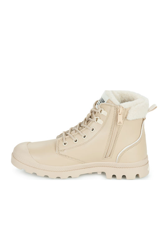 Stiefeletten Damen Beige