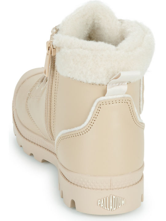 Stiefeletten Damen Beige