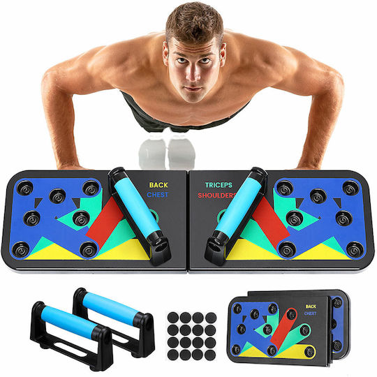 Zola 14 In 1 Foldable Stand Push Ups Exercises Non Slip 63.5 X 19 Cm