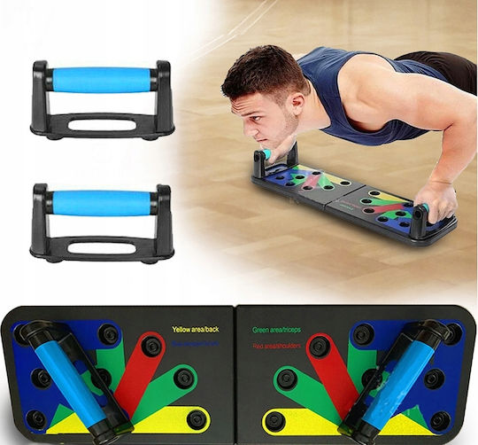 Zola 14 In 1 Foldable Stand Push Ups Exercises Non Slip 63.5 X 19 Cm